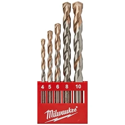 Afbeelding van Milwaukee set steenboren in kunststof cassette 5 dlg
