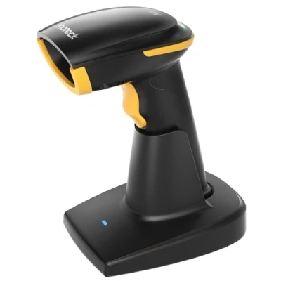 Afbeelding van Inateck Bluetooth barcodescanner, 2D, draadloze 2D QR codescanner met 2600 mAh batterij en intelligent laadstation, ondersteunt AI, app, SDK, BCST 36