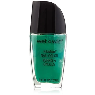 Afbeelding van Wet n Wild, Wild Shine Nail Color, Nagellak Zonder Formaldehyde, Tolueen en Ftalaten, Langhoudende Sneldrogende Formule, Be More Pacific