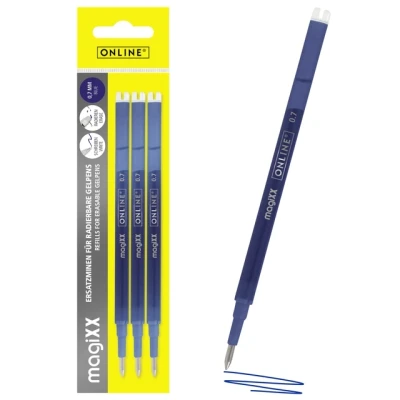 Afbeelding van online Gelschrijvervulling magixx 0.7mm 3st blauw