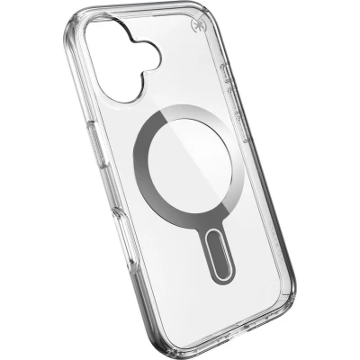 Afbeelding van Speck hoesje geschikt voor Apple iPhone 16 Slank Kristalhelder Valbescherming gecertificeerd tot 4 meter Microban Antibacterieel Presidio Perfect Clear lijn Transparant