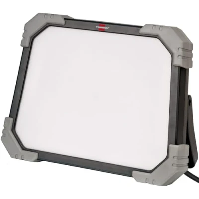 Afbeelding van Brennenstuhl 1171580001 LED Werklamp DINORA 5050 / Bouwplaatslamp 45W voor permanent gebruik buiten IP65 (5100lm, 5m RN kabel, breuk en stootvaste kunststof behuizing),5100 lm,zwart, grijs