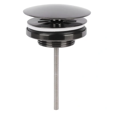Afbeelding van Differnz Always Open afvoerplug groot gunmetal