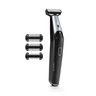Afbeelding van BaByliss Triple S Baardtrimmer T880E Draadloos Lithium ion 3 opzetkammen Korte baard