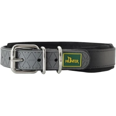 Afbeelding van HUNTER Convenience Comfort Hondenhalsband, kunststofmateriaal, neopreen, 55 M L, zwart