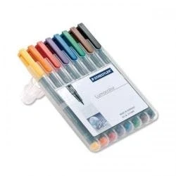Afbeelding van Staedtler Lumocolor 316, OHP marker, non permanent, 0,6 mm, box van 8