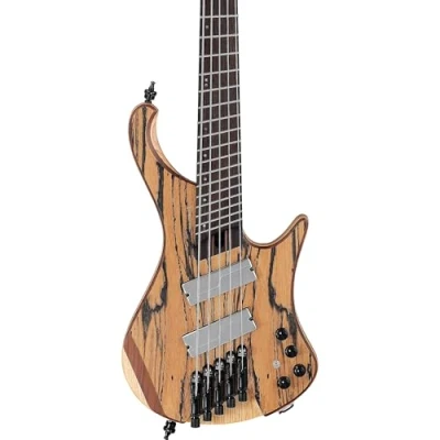 Afbeelding van Ibanez EHB1675MS Natural Flat 5 snarige headless elektrische basgitaar met gigbag