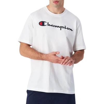 Afbeelding van Champion Icons Crewneck Tshirt print, Heren, Maat: XXL, White