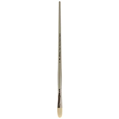 Afbeelding van Winsor &amp; Newton 5523014 Artisan synthetisch penseel met kenmerken van varkenshaar, robuust en duurzaam, perfect voor stroperige olieverf Kattentong Nr. 14,