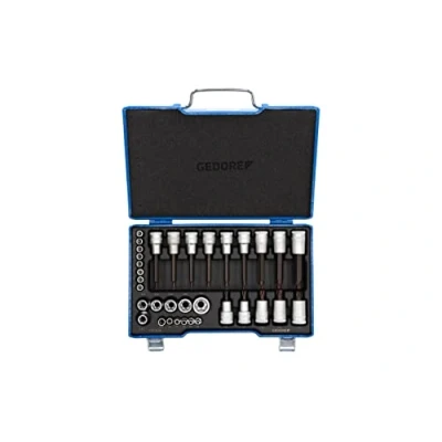 Afbeelding van Gedore Dopsleutelset 1/2&quot;+1/4&quot; 34 dlg torx 19 TX 20