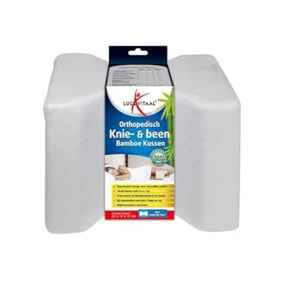 Afbeelding van Lucovitaal Orthopedisch Knie &amp; Been Bamboe Kussen 1ST