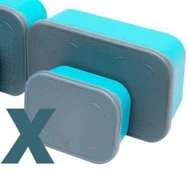 Afbeelding van Drennan DMS Bait Seal Box Aqua (zonder gaatjes) Maat : 1 Pint