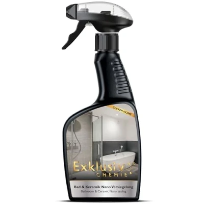 Afbeelding van Exklusiv Chemie® Badkamer &amp; Keramiek Nanosealing Glasverzegeling Badkamerverzegeling met Lotus Effect Pareleffect Oppervlakte Verzegeling 500 ml