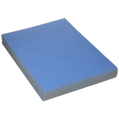 Afbeelding van Fellowes Value A4 Leren hoezen Blauw (Pack van 100) 6501101