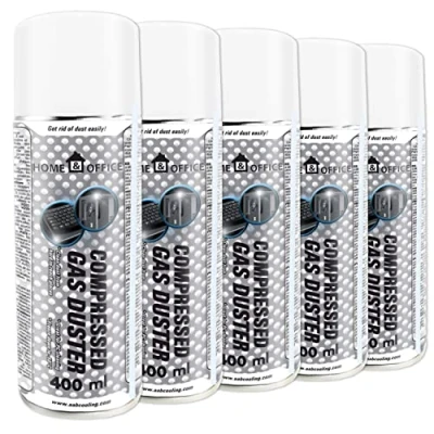 Afbeelding van AABCOOLING 5x400 ml Cleaning Spray Home&amp;Office Compressed Gas Duster 400ml K4, Office Supplies, Computer Vacuums, Air Cleaner, Cans of Air, Equipment Cleaners, Pressure NL