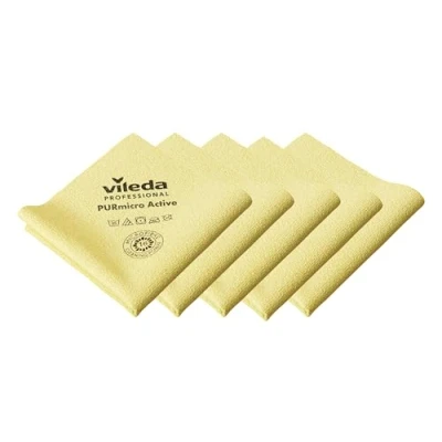Afbeelding van Vileda Professional PurMicro Yellow Cloth, 5 Stuk