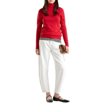 Afbeelding van United Colors of Benetton Turtleneck Trui, Dames, Maat: Large, Red