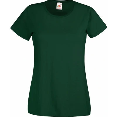 Afbeelding van Fruit Of The Loom Dames / Vrouwen Damens Fit Valueweight T shirt met korte mouwen (Bottle Groen)