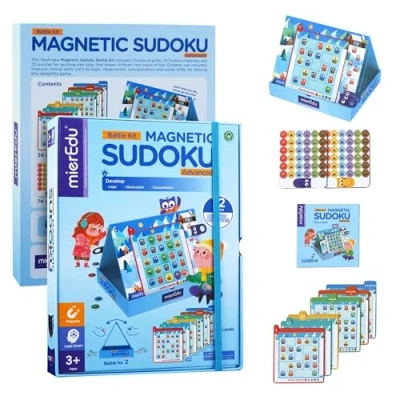 Afbeelding van mierEdu Spel Magnetische Sudoku Battle Kit (gevorderden) (ME333) (Duits)