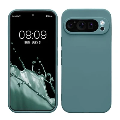 Afbeelding van kwmobile telefoonhoesje geschikt voor Google Pixel 9 Pro Hoesje smartphone Precisie camera uitsnede In Arctische nacht