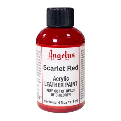 Afbeelding van Angelus leerverf Scharlaken Rood 118ml