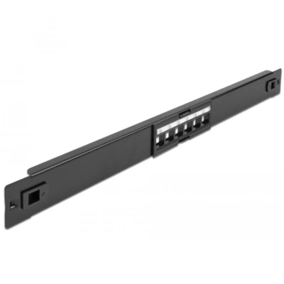 Afbeelding van Delock 19″ Keystone Patchpanel 6 Port werkzeugfrei