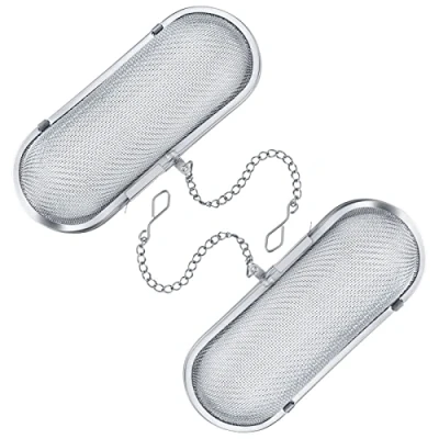 Afbeelding van Westmark 2 Kruideninfusers/theezeefjes, lengte: elk 11 cm, roestvrij staal, zilver, 125622E3