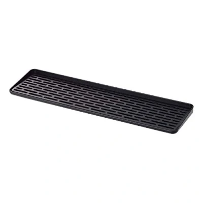 Afbeelding van YAMAZAKI Home Tower afdruiprek van glas, wit zwart