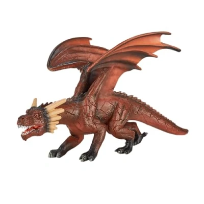 Afbeelding van Mojo Fantasy speelgoed Vuur Draak met bewegende kaak 387253