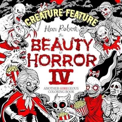 Afbeelding van BEAUTY OF HORROR CREATURE FEATURE Coloring Book: Another Goregeous 4