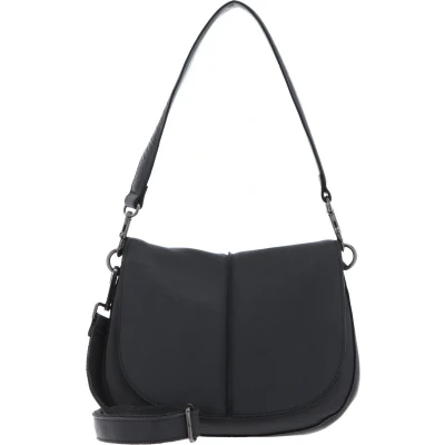 Afbeelding van FREDsBRUDER Leren Schoudertas FB Crossbody Bag Dark Grey Grijs