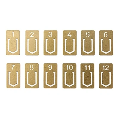 Afbeelding van Midori 43080006 messing clip nummer