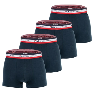 Afbeelding van Fila 4ER PACK Logobund Onderbroeken, Heren, Maat: XXL, Blau