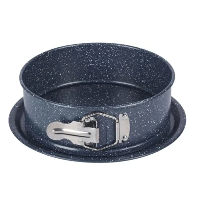 Afbeelding van Russell Hobbs RH03419EU7 Nightfall Stone Springvorm, 18 cm bakvorm met antiaanbaklaag, ronde ovenplaat van koolstofstaal, biscuitcake, cheesecake, taarten, PFOA vrij