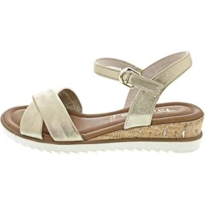 Afbeelding van Tamaris Sandalen 1 28106 42, goud (lichtgoud), 41 EU