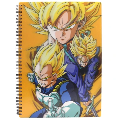 Afbeelding van Dragon Ball Notebook with 3D Effect Saiyans