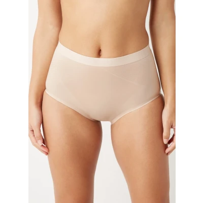 Afbeelding van SPANX dames Thinstincts 2.0 high waisted naadloze corrigerende slip in de kleur Beige, maat: M