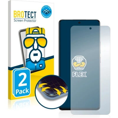 Afbeelding van BROTECT Screenprotector voor Xiaomi 13 Pro Folie Beschermfolie transparant volledig dekking (2 Stuks)