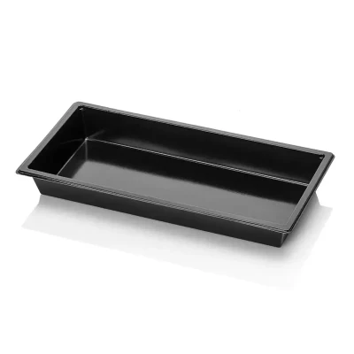 Afbeelding van 400x Tapas Schaal 1 vaks 250x120x30mm Zwart