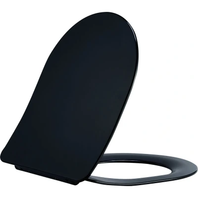 Afbeelding van Toiletzitting Creavit Freedom Sofclose met quick release Duroplast Zwart mat