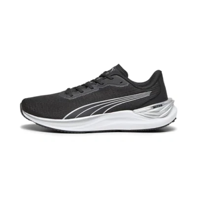 Afbeelding van Puma Electrify Nitro 3 Hardloopschoenen neutraal, Heren, Maat: 41, Black/silver Textiel/ synthetisch