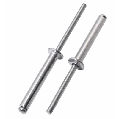 Afbeelding van SKIR&#039;CO (200 stuks) Aluminium blindklinknagels 4,8 x 30 mm, stalen doorn, popklinknagels, koepelkop, DIN 7337 klinknagels