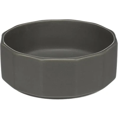 Afbeelding van Flamingo Valerio voer en waterbak, rond, grijs, 16 x 6 cm, 800 ml