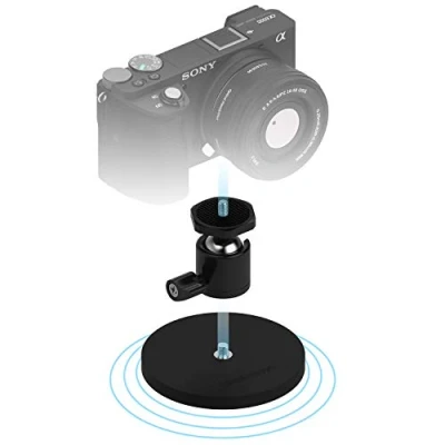 Afbeelding van Sabrent Rubber gecoate magnetische mount voor Action Cam/Camera&#039;s en kleine DSLR (CS MG88)