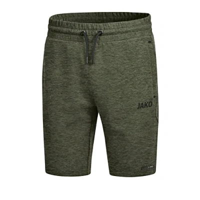 Afbeelding van JAKO Short Premium Basics Kaki gemeleerd