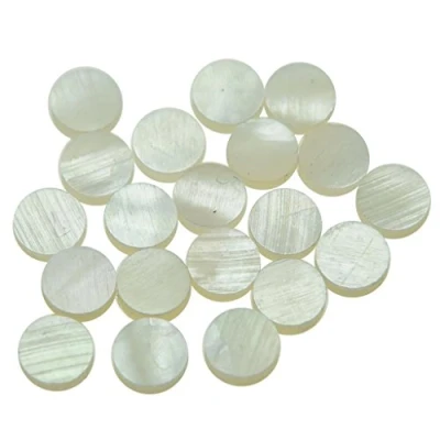 Afbeelding van KAISH 20 stks 6x2mm Gitaar Natuurlijke Moeder van Parel Inlay Vingerbord Fret Dots 6mm White Mother of Pearl