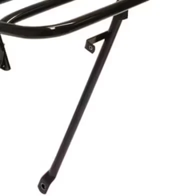 Afbeelding van Steco Staander Voordrager Met Lamphaak 28 Inch Glans Zwart