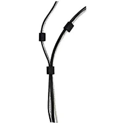 Afbeelding van R Go Tools CT10 Kabel klittenband strips(10 stuks) Bureau Kabelbindmontage Zwart 10stuk(s)