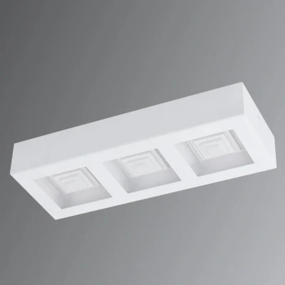 Afbeelding van EGLO Ferreros 3 lamps LED plafondlamp in wit
