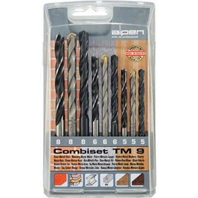 Afbeelding van Alpen 0000802102100 TM 9 Universeel boor assortiment delig